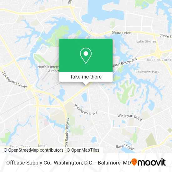 Offbase Supply Co. map