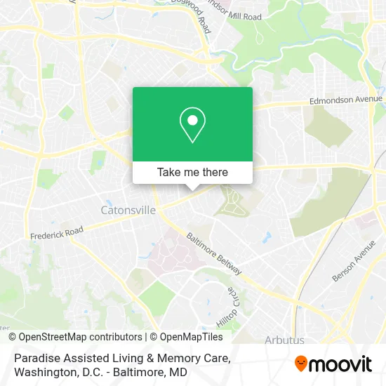 Paradise Assisted Living & Memory Care map