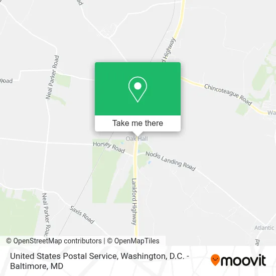 United States Postal Service map