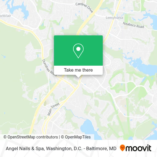 Angel Nails & Spa map