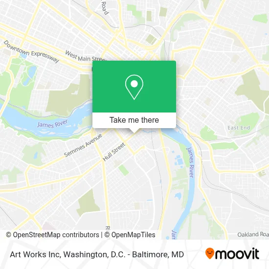 Art Works Inc map