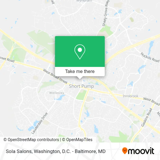 Sola Salons map