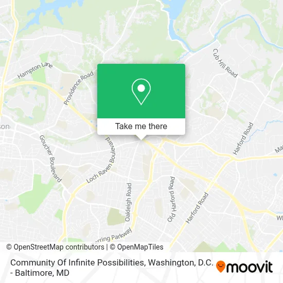 Community Of Infinite Possibilities map