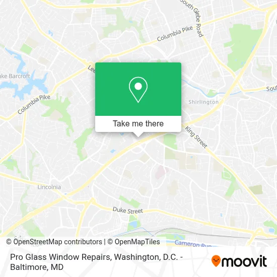 Pro Glass Window Repairs map
