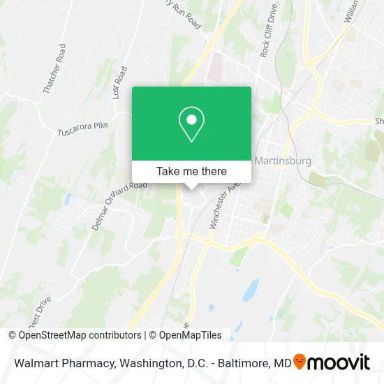 Walmart Pharmacy map