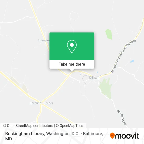 Buckingham Library map