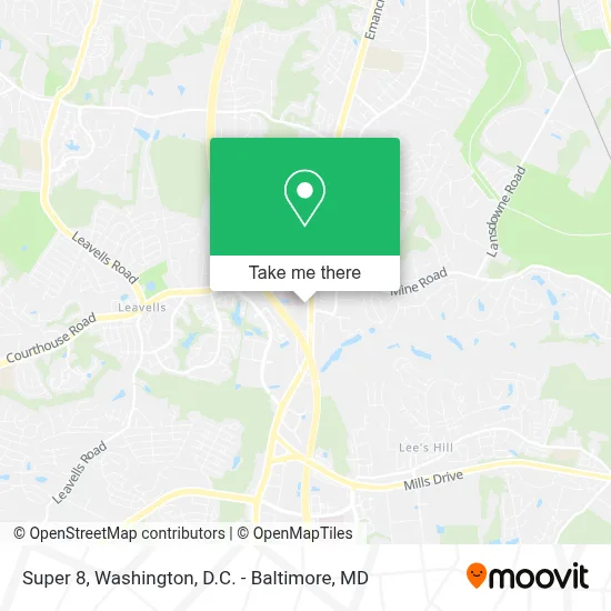 Super 8 map