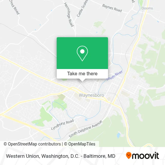 Western Union map