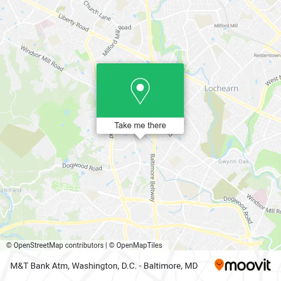 M&T Bank Atm map