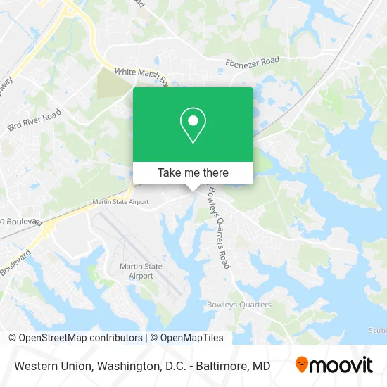 Western Union map