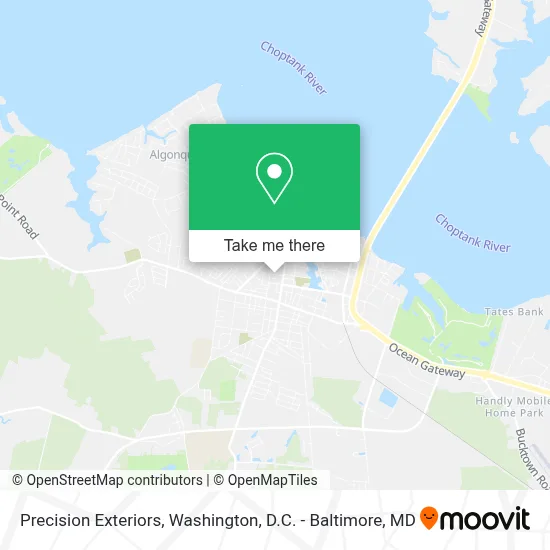 Precision Exteriors map
