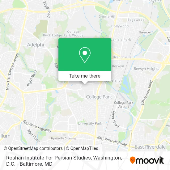 Roshan Institute For Persian Studies map