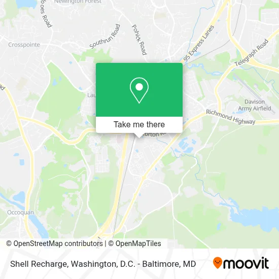 Shell Recharge map