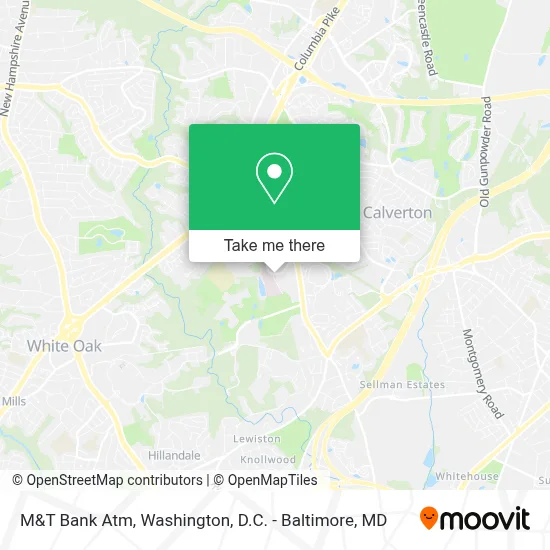 M&T Bank Atm map