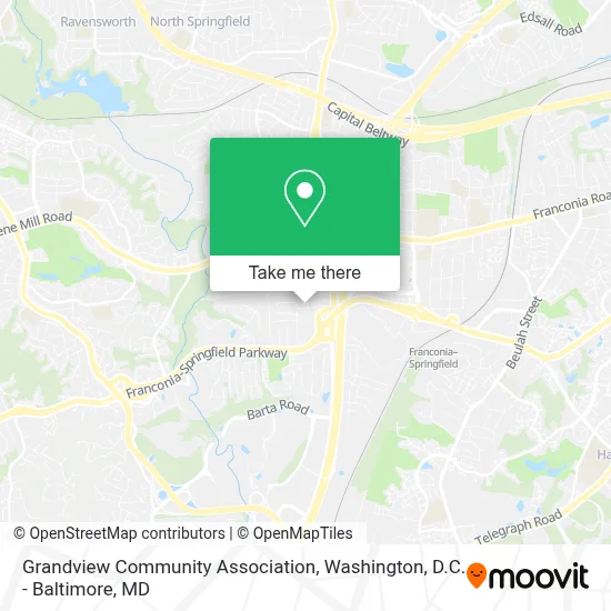 Grandview Community Association map