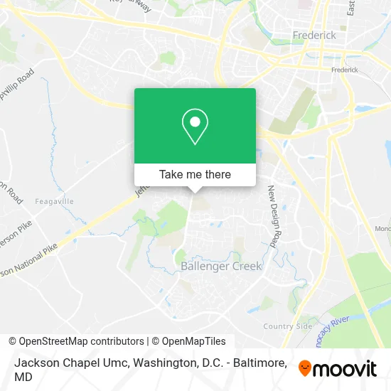 Jackson Chapel Umc map
