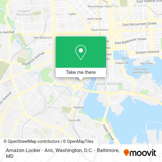 Amazon Locker - Aric map