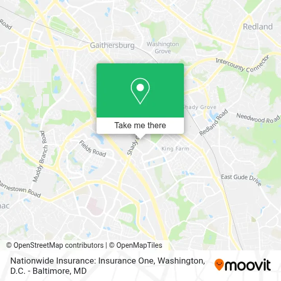 Nationwide Insurance: Insurance One map
