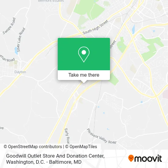 Goodwill Outlet Store And Donation Center map