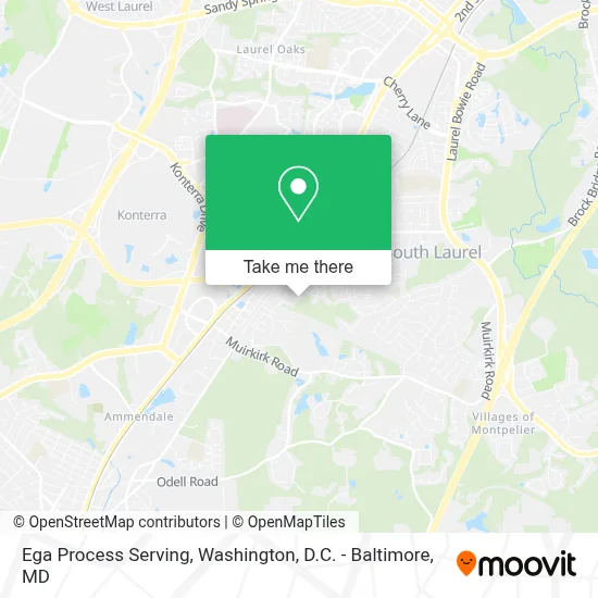Ega Process Serving map
