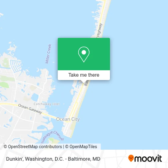 Dunkin' map