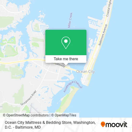 Ocean City Mattress & Bedding Store map