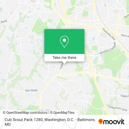 Cub Scout Pack 1280 map