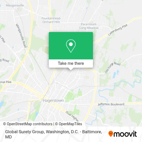 Global Surety Group map