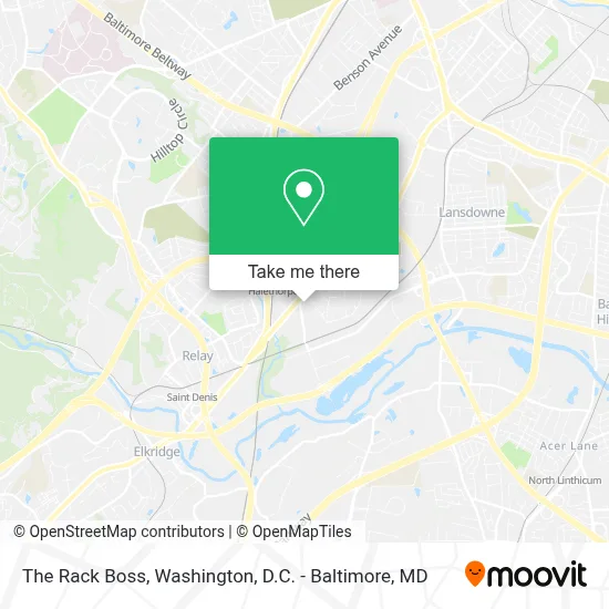 The Rack Boss map