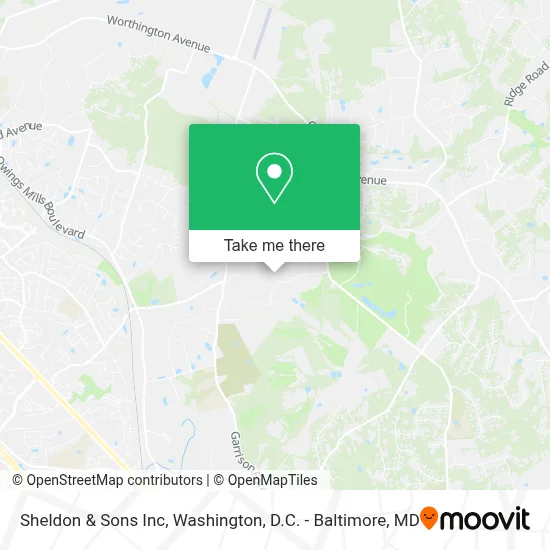 Sheldon & Sons Inc map