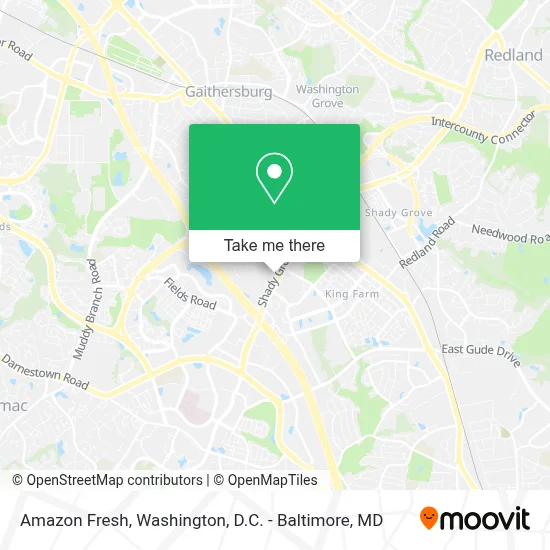 Amazon Fresh map