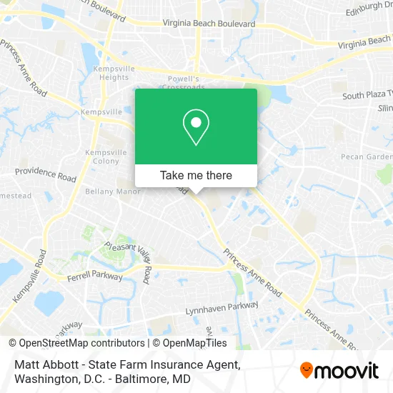 Matt Abbott - State Farm Insurance Agent map