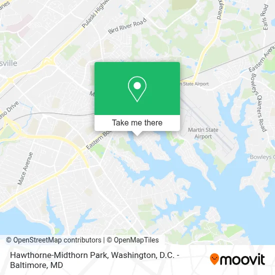 Hawthorne-Midthorn Park map