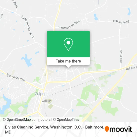Elvias Cleaning Service map