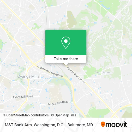 M&T Bank Atm map