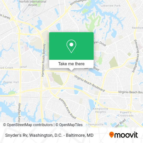 Snyder's Rv map