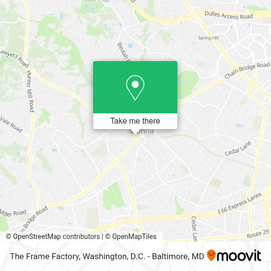 The Frame Factory map