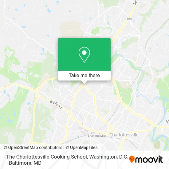 The Charlottesville Cooking School map