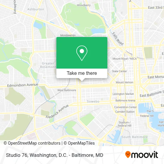 Studio 76 map