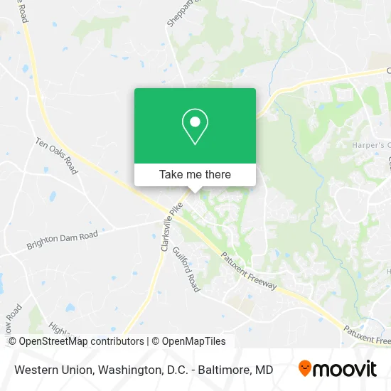 Western Union map
