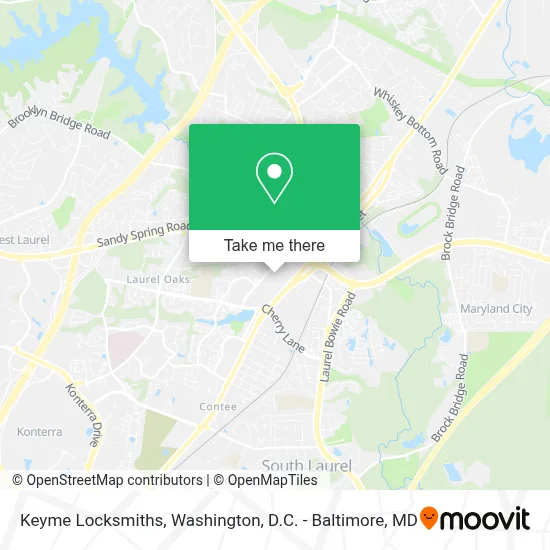 Keyme Locksmiths map