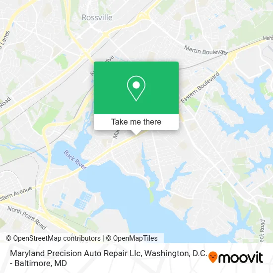 Maryland Precision  Auto Repair Llc map