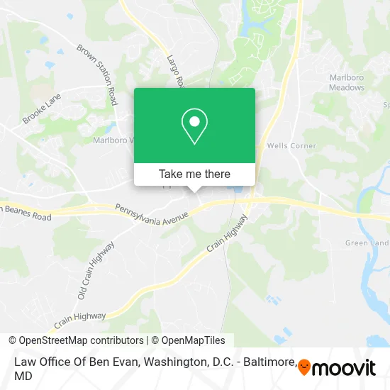Law Office Of Ben Evan map