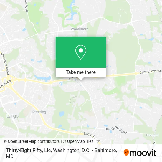 Thirty-Eight Fifty, Llc map