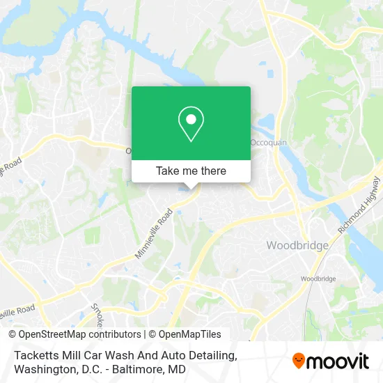 Tacketts Mill Car Wash And Auto Detailing map