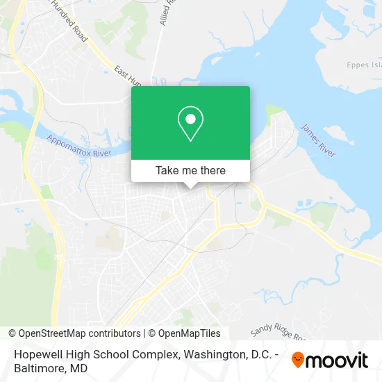 Hopewell High School Complex map