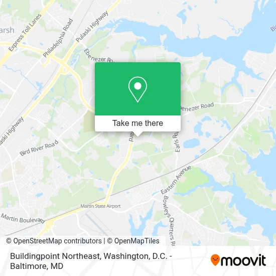 Buildingpoint Northeast map