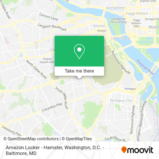 Amazon Locker - Hamster map