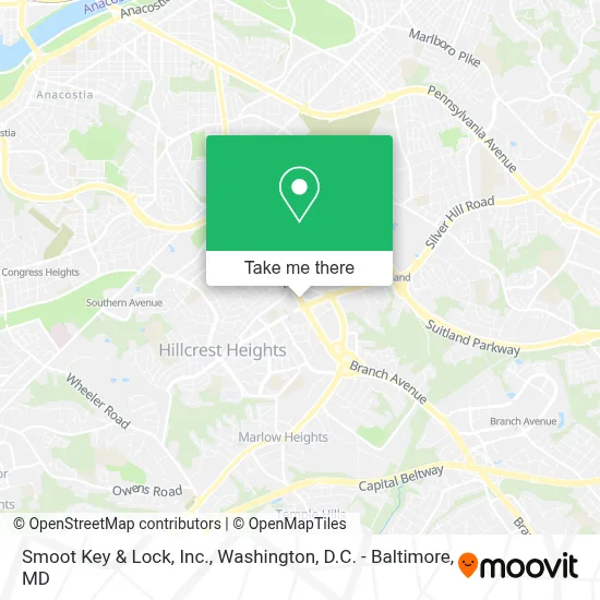 Smoot Key & Lock, Inc. map