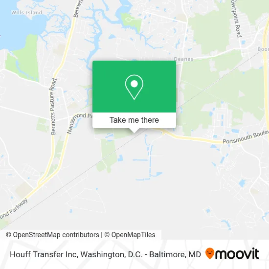 Houff Transfer Inc map
